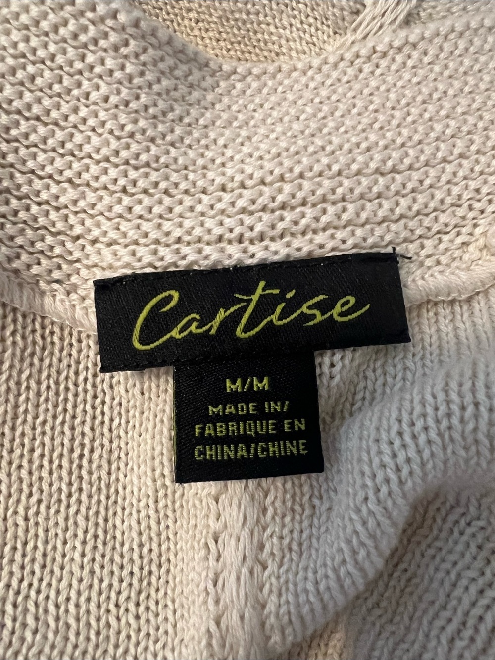 Colette Cream Short-Sleeve Cropped Buttoned Knit Cardigan Shrug Bolero-Size Med - Picture 7 of 9